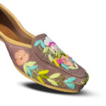 steploom women’s loafer style punjabi jutti | handcrafted embroidered ethnic mojari | soft cushion footbed | traditional casual wear for weddings & festive outfits