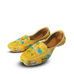 steploom women’s loafer style punjabi jutti | handcrafted embroidered ethnic mojari | soft cushion footbed | traditional casual wear for weddings & festive outfits