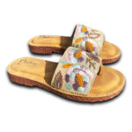 steploom women flats slippers stylish model ethnic embroidered casual slip on footwear (copy)