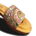 STEPLOOM Women Flats Slippers Stylish Model Ethnic Embroidered Casual Slip-On Footwear steploom women flats slippers stylish model ethnic embroidered casual slip on footwear