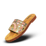 STEPLOOM Women Flats Slippers Stylish Model Ethnic Embroidered Casual Slip-On Footwear steploom women flats slippers stylish model ethnic embroidered casual slip on footwear
