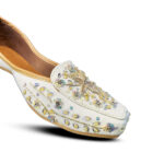 steploom women’s loafer style punjabi jutti | handcrafted embroidered ethnic mojari | soft cushion footbed | traditional casual wear for weddings & festive outfits