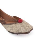 Steploom Women's Golden Zari Royale Punjabi Jutti steploom women's golden zari royale handcrafted utti