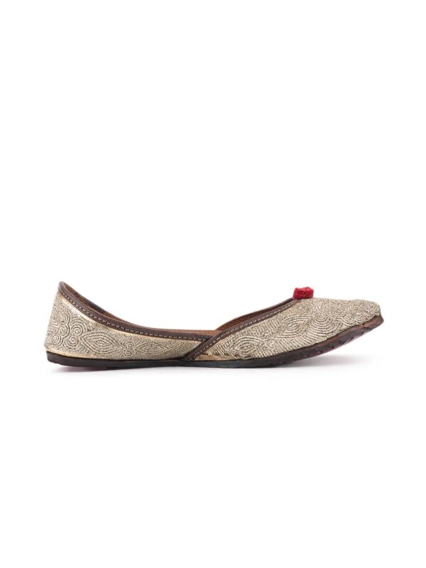Steploom Women's Golden Zari Royale Punjabi Jutti steploom women's golden zari royale handcrafted utti